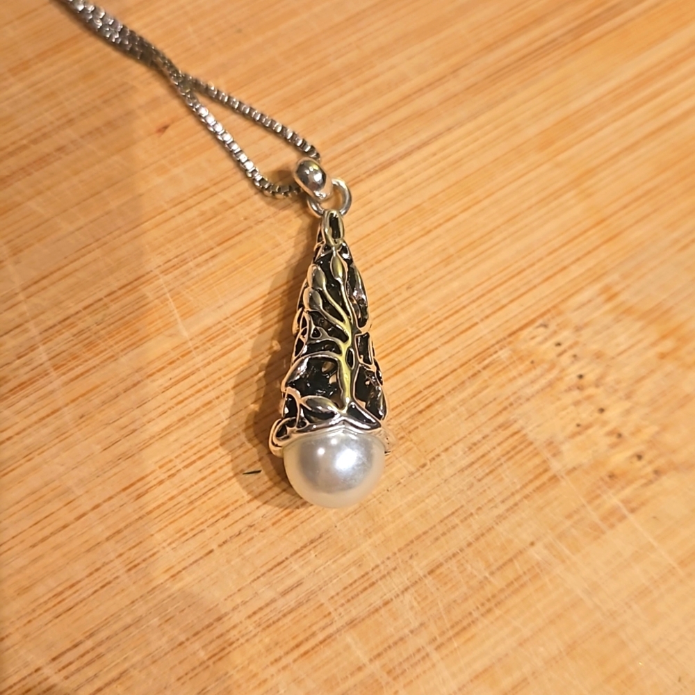 Tree of Life Pearl Necklace